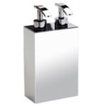 Windisch 90104 Squared Chrome,Gold Finish, or Satin Nickel Soap Dispenser with Two Pump(s)